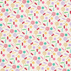 seamless background with hearts