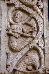 Bitonto cathedral, Puglia, Italy. Reliefs