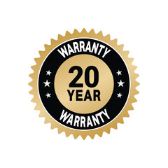 20 Year Warranty Vectors