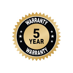 5 Year Warranty Vectors