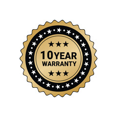 10 Year Warranty Vectors