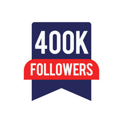 400k Followers Vectors