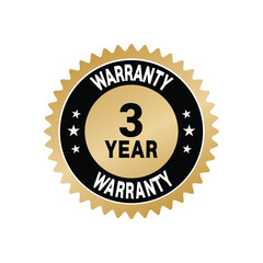 3 Year Warranty Vectors