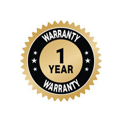 1 Year Warranty Vectors