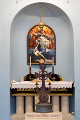 Armenian Catholicosate of the Great House of Cilicia, Antelias, Lebanon. Cathedral chapel.