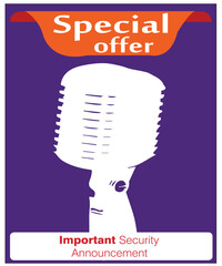 microphone illustration