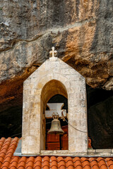 Our Lady of Hamatoura orthodox monastery, Kannoubine Valley, Lebanon. Church bell