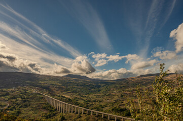 Molise, Italy. Spectacular autumn landscape