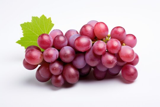 Grape on white background.