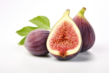 Fig on white background.