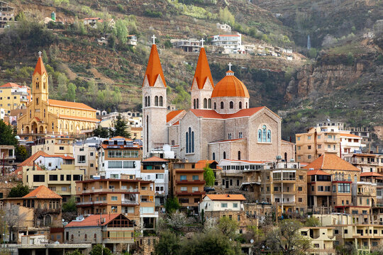 Bcharre town in northern Lebanon