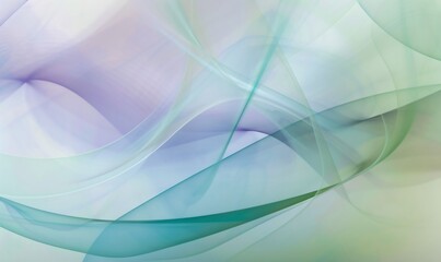 Fototapeta premium gradient abstract shape, calming hues of blue, green, and lavender, gently blending into each other