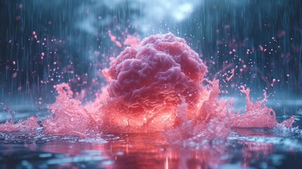 Splash of Nebula - obrazy, fototapety, plakaty