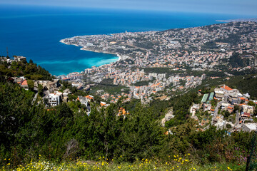 Coastline in spring, Lebanon