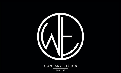 TW, WT, Abstract Letters Logo Monogram