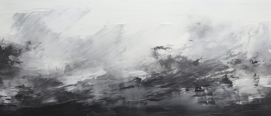 Black and white abstract background, black splash.