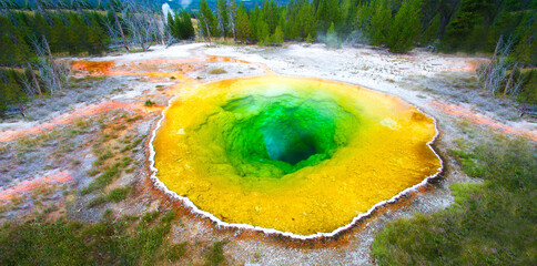 Morning Glory Pool - Yellowstone National Park	