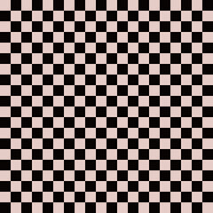 市松模様  S　10月 黒&times;ピンクトルマリンカラーPink tourmaline 愛情　熱心