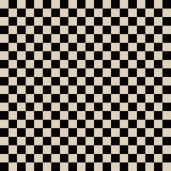 Fototapeta premium 市松模様 S 11月 黒×トパーズカラーTopaz 友情 希望 