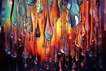 water drops on the window background colors
