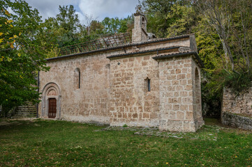 Rocchetta in Volturno, Molise. Sanctuary of Santa Maria delle Grotte