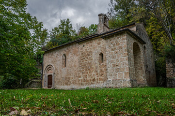 Rocchetta in Volturno, Molise. Sanctuary of Santa Maria delle Grotte