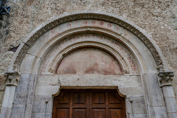 Rocchetta in Volturno, Molise. Sanctuary of Santa Maria delle Grotte