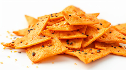 Fototapeta premium High-quality image of Bhujia snack on a white background