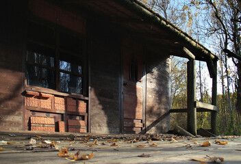 Abandoned Wooden Hut