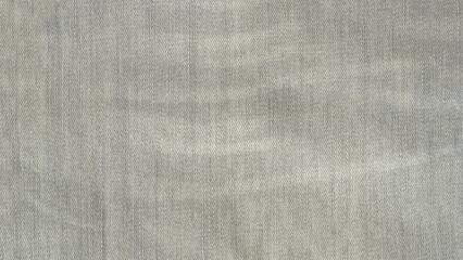 Fototapeta na wymiar Light grey boiled jeans texture with copy space