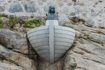 Denkmal von Christoph Kolumbus, Calvi, Korsika, Frankreich