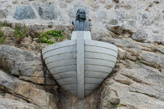 Denkmal von Christoph Kolumbus, Calvi, Korsika, Frankreich