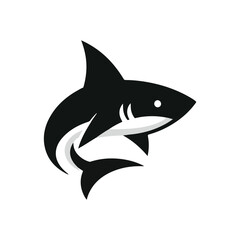 simple shark logo