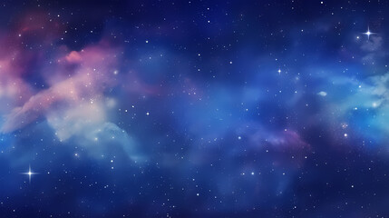 Obraz premium Mysterious star themed gradient background with countless twinkling stars