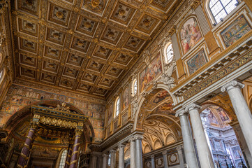 Roma. The Papal Basilica of Santa Maria Maggiore