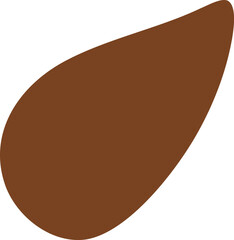 Irregular silhouette illustration. Irregular shape design element