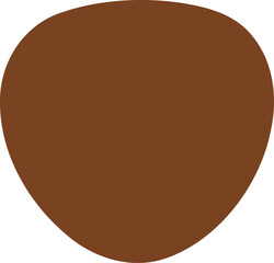 Irregular silhouette illustration. Irregular shape design element