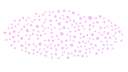 Cherry blossoms and oranges. Orange and pink glare light ball background. Hope people watching these scenes will have a good day.