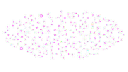 Cherry blossoms and oranges. Orange and pink glare light ball background. Hope people watching these scenes will have a good day.