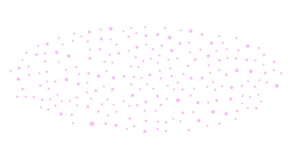 Cherry blossoms and oranges. Orange and pink glare light ball background. Hope people watching these scenes will have a good day.