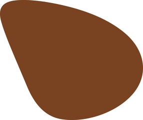 Irregular silhouette illustration. Irregular shape design element