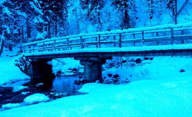 Winter bridge