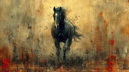 Abstract Equestrian Surge