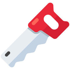A woodcutting tool icon, vector design of saw