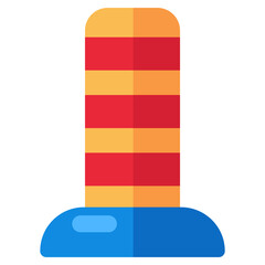 Editable design icon of plunger