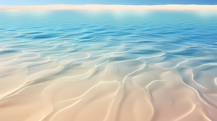 Fototapeta premium Panoramic natural landscape of beautiful beach