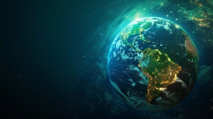 Illuminated Vision: Globe of Sustainable Solutions