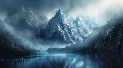  Mountains Surrounded by Water © Harmony