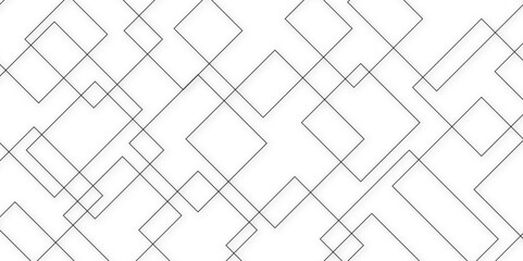 Square pattern on banner with shadow. Abstract geometric background with copy space. Modern and minimal concept. You can use for cover, poster, banner web.