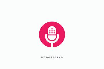 Music Podcast Streaming Vector Logo